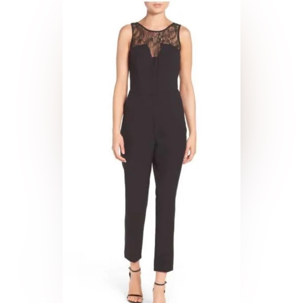 Adelyn Rae jumpsuit, black, zize large
